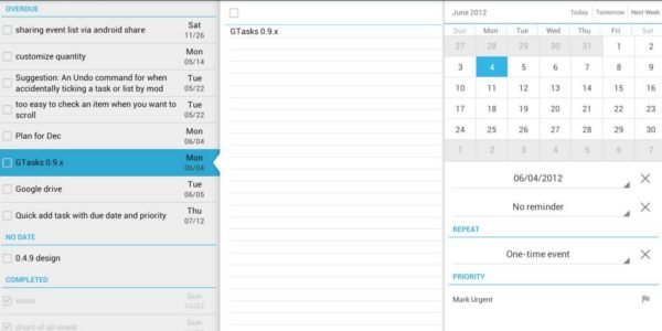 Gtasks app