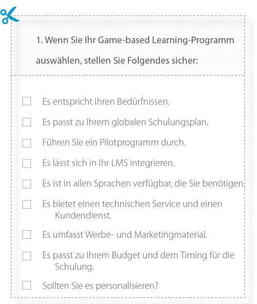 checklist Wie Sie den besten Anbieter für Unternehmensschulungen finden