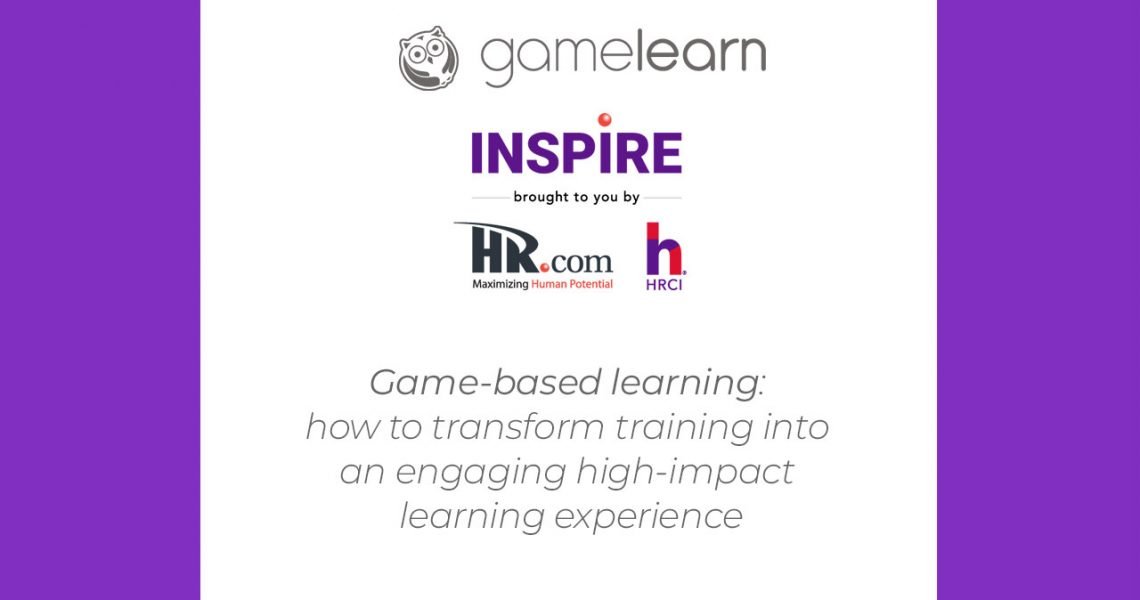 Gamelearn dazzles with a gamified, interactive webinar at the virtual HR conference ‘Inspire 2020’