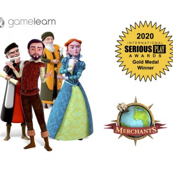 Gamelearn’s serious game Merchants wins gold at the International Serious Play Awards 2020