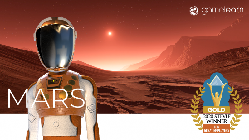 El serious game Mars recibe un premio Stevie® de oro 2020 en la categoría de programas formativos