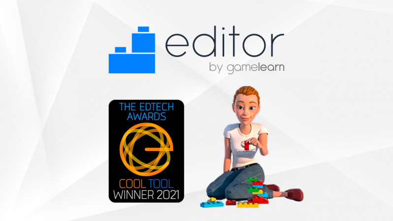 Gamelearn’s Editor wins best authoring tool at the EdTech Awards 2021